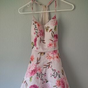 City Studio brand Size 7 Party Pink Floral Pattern Dress, NWT. 2 for $20